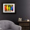 Trademark Fine Art - Mike Jones Photo Rainbow Parrots Matted Framed Art - 2 of 4