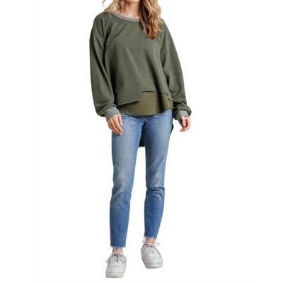 Women's Layered Frayed Hem Top - umgee