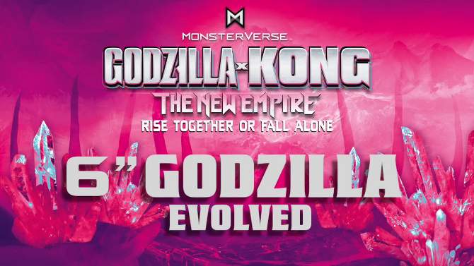 Godzilla x Kong: The New Empire Godzilla Evolved Figure, 2 of 8, play video