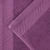 Basketweave Luxury Cotton Solid 3 Piece Assorted Towel Set by Blue Nile Mills - 3 of 4