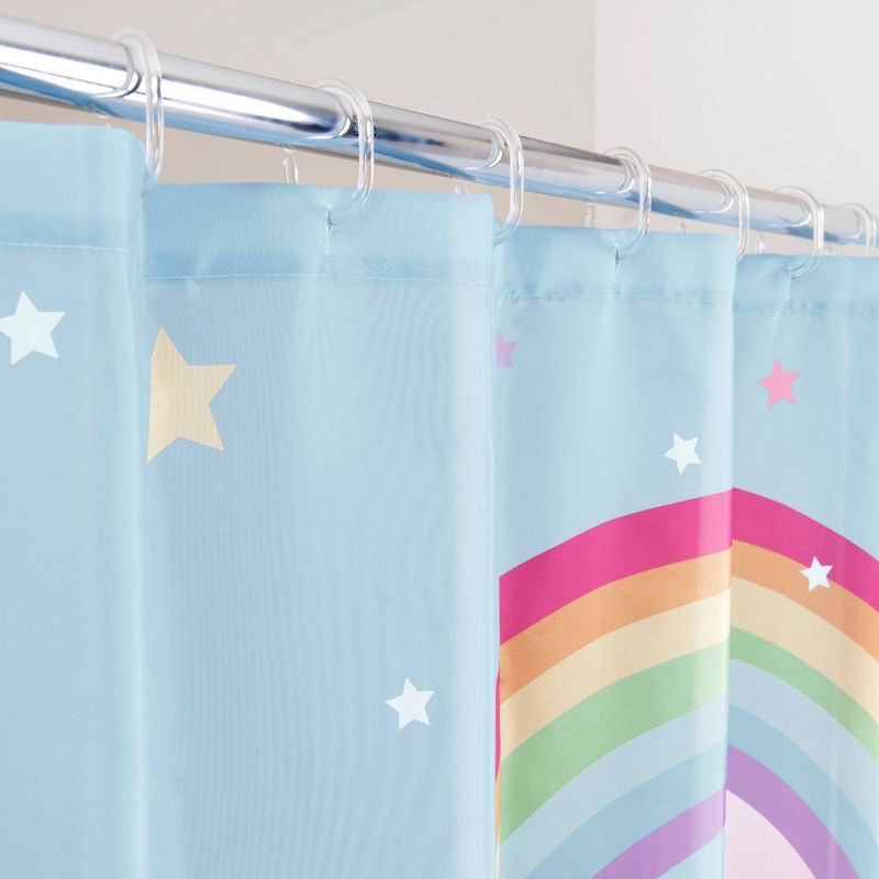 Unicorn and Rainbow Kids&#39; Shower Curtain - Allure Home Creations, 5 of 8