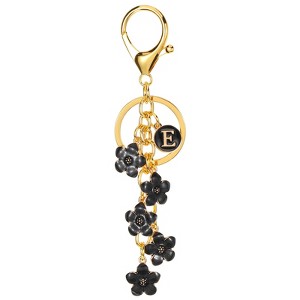 Unique Bargains  Metal Small Beautiful Personalized Flower Keychain for Handbag Purse - 1 of 4