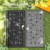 Airsurfer 9'x18' Black and White Outdoor Rug Geometric Patio Area Rug Weather-resistant Carpet for Patio and Deck Spaces - 4 of 4