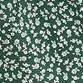 white flowers on green background