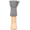 Memoi Women's Cozy Ribbed Bow-Trim Deep-Cuff Boot Topper - 2 of 4