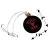 Omaha Maverick Mini Small Tiny Wood Christmas Tree Holiday Ornament - 4 of 4