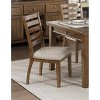 NicBex Dining Chair Set of 2 Kitchen Traditional Style Side Chairs with Cushion Seats and Wood Legs for Dining Room,Brown - 2 of 4
