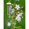 Woodstock Chimes Signature Collection, Gem Drop Chime, 10'' Prism Silver Wind Chime GEMPR - image 2 of 4