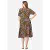 Woman Within Plus Size Short Crinkle Dress - 3 of 4