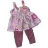 Doll Clothes Superstore Handmade Colorful Flower Jumper with Tights for 18 Inch Girl Dolls - 4 of 4