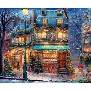 Springbok Winter Wonderland Cafe Jigsaw Puzzle - 500pc - 1 of 4