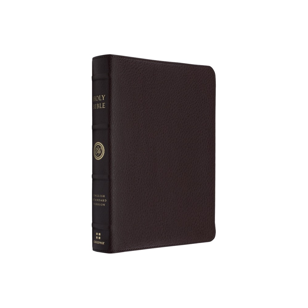 ESV Heirloom Bible, Coram Deo: Thinline Edition (Calfskin, Mahogany) - by Esv Bibles (Leather Bound)