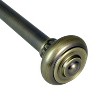 Versailles Lexington Royale Steel Heavy Duty Curtain Rod Set for Windows Matte Brass - 2 of 4