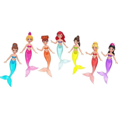 Disney Princess Story Sparkle Princess Doll 7-Pk Gift Set