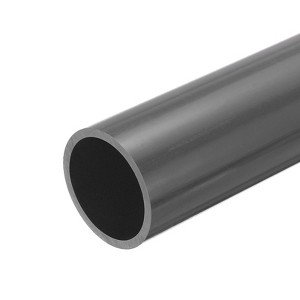 Unique Bargains High Impact Water Plumb Cable Sleeve PVC Rigid Round Pipes 20" Length - 1 of 4