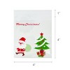 Wrapables Transparent Self-Adhesive 4" x 4" Candy and Cookie Bags, Favor Treat Bags for Parties and Wedding (200pcs), Christmas Trees - 4 of 4