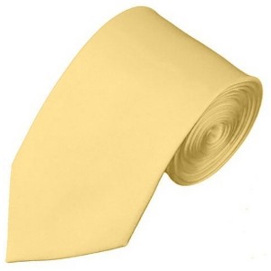 Men's Solid Color Slim 2.75 Inch Wide And 58 Inch Long Neckties - 1 of 4