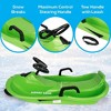 Slippery Racer Downhill Derby Kids Toddler Steerable Plastic Snow Sled - 3 of 4