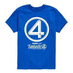 Boys' - Marvel - Fantastic Four Circle Logo Short Sleeve Graphic T-Shirt - 1 of 4