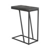 10" Rustic Accent Table with Metal Legs ¨C Ideal for Living Room or Entryway - 3 of 4