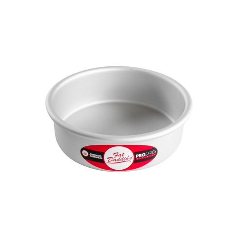 Fat Daddio's ProSeries 6 inch x 2 inch Heart Cake Pan, Silver