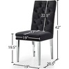 Meridian Furniture,Juno Velvet Dining Chair, Set of 2 - 3 of 4