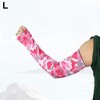 Unique Bargains Basketball Sports Camouflage Cooling Arm Elbow Compression Sleeve Pink Gray White 1 Pair - image 3 of 4