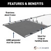 Taylor Made Boat Power Shade with Stainless Steel Frame - Model PTXSS69GY - 3 of 4
