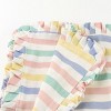 Meri Meri Multi Stripe Ruffle Fabric Napkins (Pack of 4) - 4 of 4