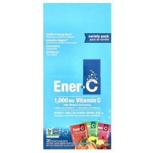 Ener-C Bubbly Multi-Vitamin Drink Mix, Variety Pack, 1,000 mg, 30 Packets, 9.9 oz (282.9 g) - 1 of 3