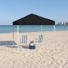 Flash Furniture 8'x8' Outdoor Pop Up Event Slanted Leg Canopy Tent with Carry Bag - 3 of 4