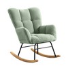 NicBex Accent Chair Rocking Chair Modern Glider Rocking Chair Lounge Chair Comfy Chair for Bedroom, Living Room - 3 of 4
