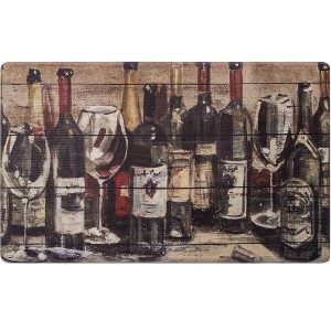 SoHome Cozy Living Wine Decor Anti-Fatigue Kitchen Mat - 1 of 4