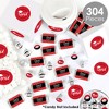 Big Dot of Happiness 2025 Red Graduation Party Candy Favor Sticker Kit - 304 Pieces - 2 of 4