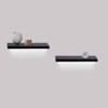 FONTOI 15.75" Floating Shelves, Wall Mounted Shelves for Bathroom, Living Room, Kitchen, Hanging Shelf for Books/Decor, Black, 3.94"*1.18"*15.75" - 2 of 4