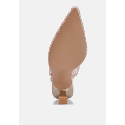 Siev Rhinestone Slingback Mules - image 5