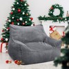 Pamapic Bean Bag Chair, Corduroy Lazy Sofa Bean Bags Comfy Couch with Armrests for Bedroom, Living Room, Apartment - 4 of 4