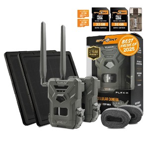 Spypoint FLEX-M Trail Camera and SPLB 10 Solar Panel Bundle with Accessories - 1 of 4