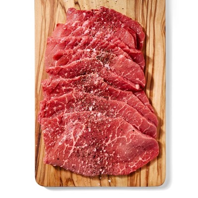 Fresh Beef for Sandwich Boneless Steak Raw - 0.68-2.56lbs - price per lbs - Good & Gather™