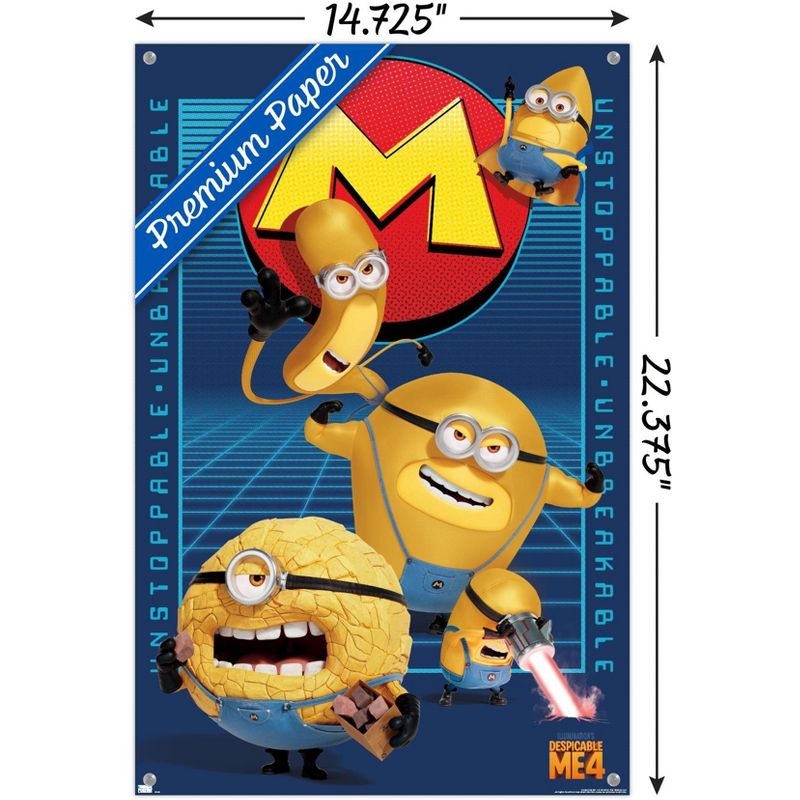 Trends International Illumination Despicable Me 4 - Unstoppable Unframed Wall Poster Prints, 3 of 7