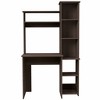 NicBex Home Office Desks Desk with Storage Office Home Desks Study Writing Table with 6 Open Shelves for Office Room - 4 of 4
