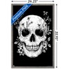 Trends International Episodic Drawing - Floral Skull Framed Wall Poster Prints - 3 of 4