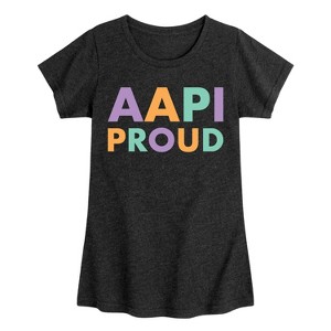 Girls' - Instant Message - AAPI Proud Fitted Short Sleeve Graphic T-Shirt - 1 of 4