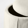 Box Pleat Skirt Storage Ottoman Performance Fabric - Threshold™ designed with Studio McGee - 4 of 4