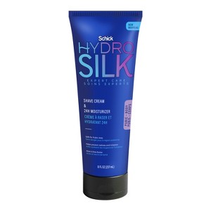 Schick Women's Hydro Silk Shave Cream & 24 Hour Moisturizer - 8oz - 1 of 4