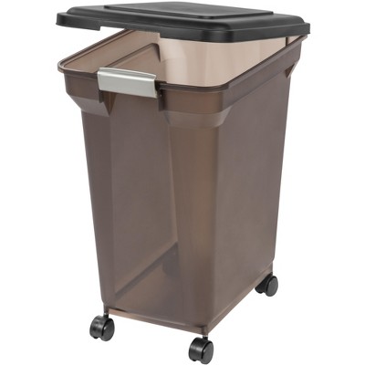 Large Clear Plastic Airtight Pet Food Storage Container