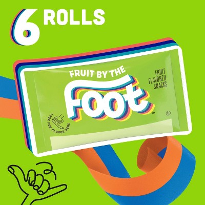 Fruit By The Foot Fruit Snacks Splitz Peach/Blueberry - 4.5oz/6ct