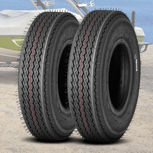 4.80-8 Trailer Tires - Heavy-Duty Load Range C, 8 Inch Tires for Utility, Boat, and Camper Trailers - 6PR Durable All-Weather Replacement Tires - 1 of 4