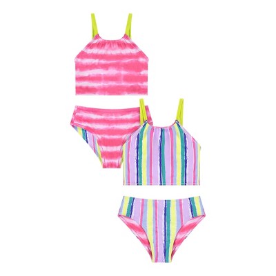 Andy & Evan Toddler Girls Two-piece Swim Suit : Target