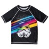Star Wars Stormtrooper Darth Vader Rash Guard and Swim Trunks Outfit Set Little Kid to Big Kid - 4 of 4